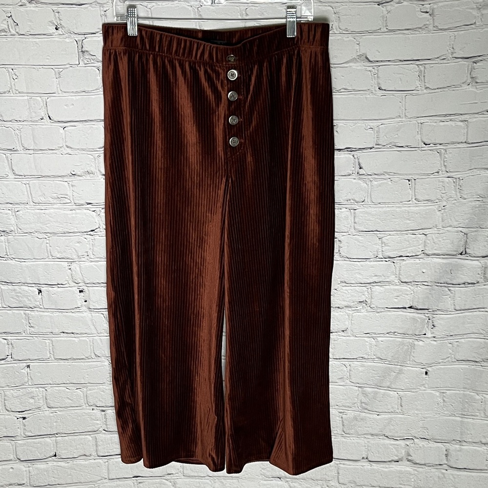 Signature Studio Terracotta Wide Leg Pants